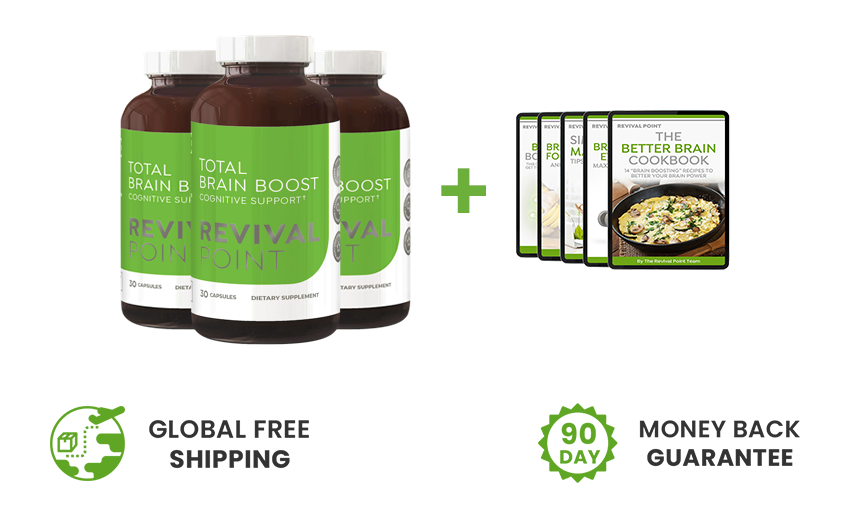 3 Bottles of Total Brain Boost